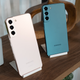 A photo of two Galaxy S22+ smartphones in two colors
